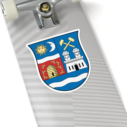 Coa Hungary County Krassó-Szörény history (Hungary) (Coat of Arms) STICKER Vinyl Kiss-Cut Decal - The Sticker Space