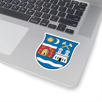 Coa Hungary County Krassó-Szörény history (Hungary) (Coat of Arms) STICKER Vinyl Kiss-Cut Decal - The Sticker Space
