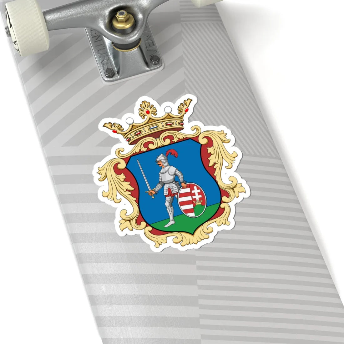 Coa Hungary County Nógrád history v2 (Hungary) (Coat of Arms) STICKER Vinyl Kiss-Cut Decal - The Sticker Space