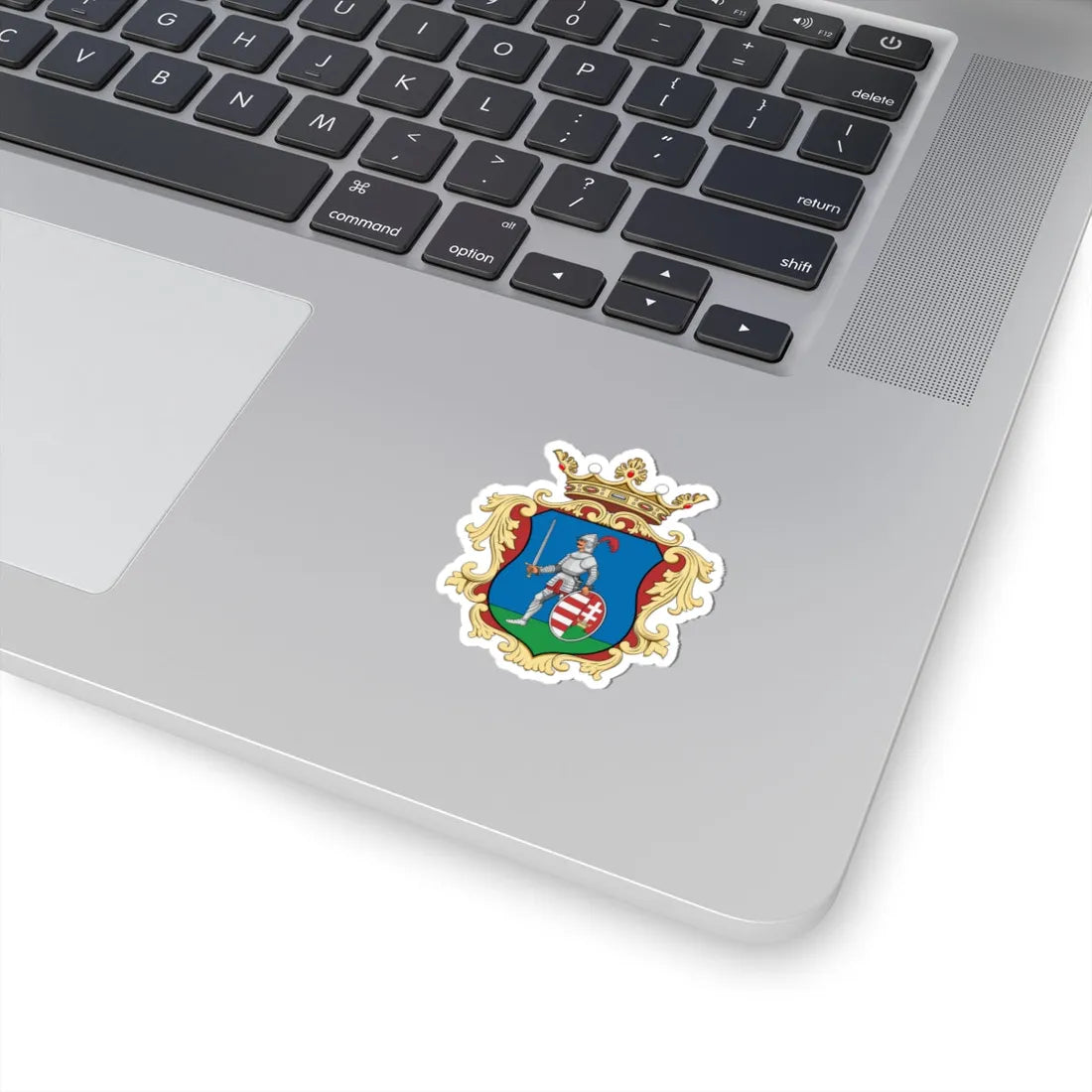 Coa Hungary County Nógrád history v2 (Hungary) (Coat of Arms) STICKER Vinyl Kiss-Cut Decal - The Sticker Space
