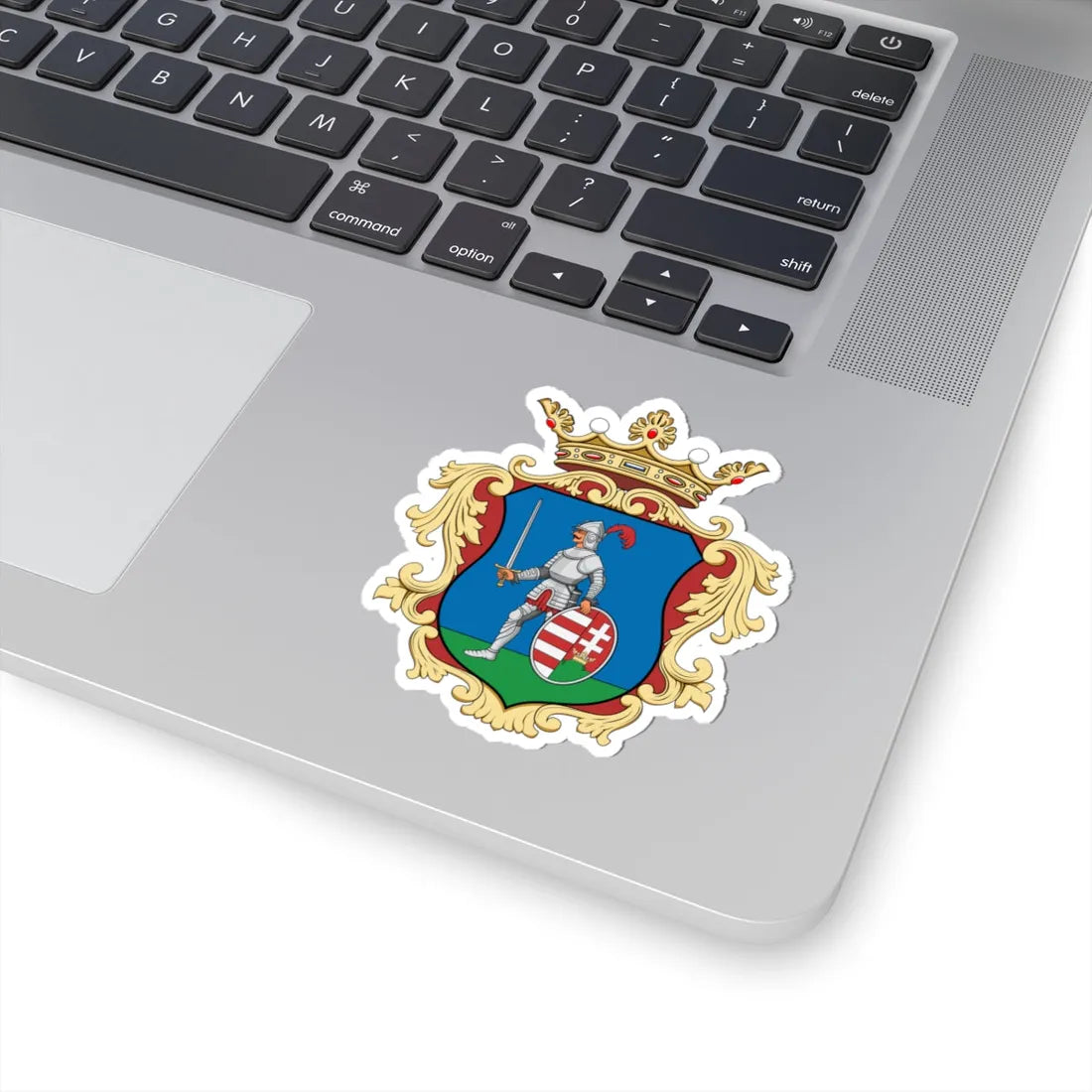 Coa Hungary County Nógrád history v2 (Hungary) (Coat of Arms) STICKER Vinyl Kiss-Cut Decal - The Sticker Space