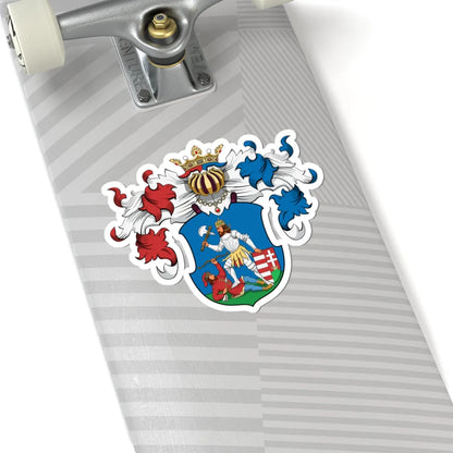 Coa Hungary County Nyitra history big (Hungary) (Coat of Arms) STICKER Vinyl Kiss-Cut Decal - The Sticker Space