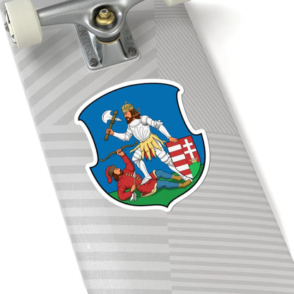 Coa Hungary County Nyitra history (Hungary) (Coat of Arms) STICKER Vinyl Kiss-Cut Decal - The Sticker Space