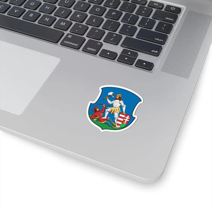 Coa Hungary County Nyitra history (Hungary) (Coat of Arms) STICKER Vinyl Kiss-Cut Decal - The Sticker Space
