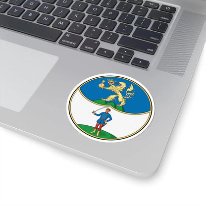 Coa Hungary County Pest-Pilis-Solt-Kiskun history (Hungary) (Coat of Arms) STICKER Vinyl Kiss-Cut Decal - The Sticker Space