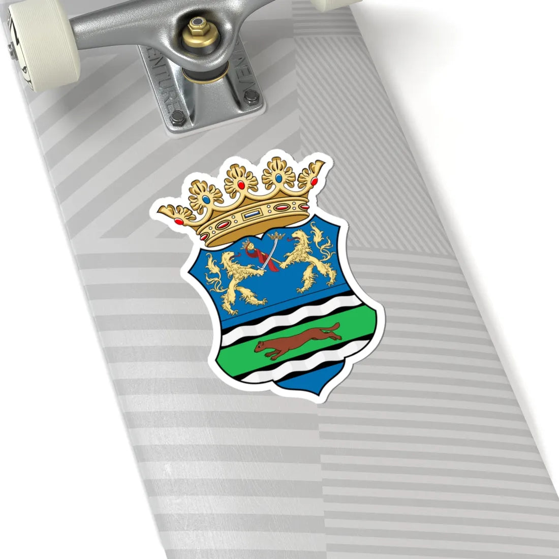 Coa Hungary County Pozsega history (Hungary) (Coat of Arms) STICKER Vinyl Kiss-Cut Decal - The Sticker Space