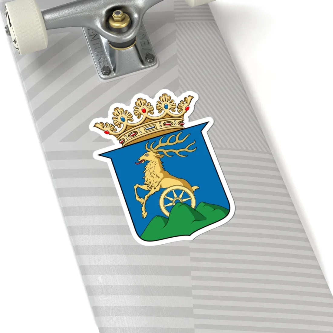 CoA Hungary County Pozsony history (Hungary) (Coat of Arms) STICKER Vinyl Kiss-Cut Decal - The Sticker Space