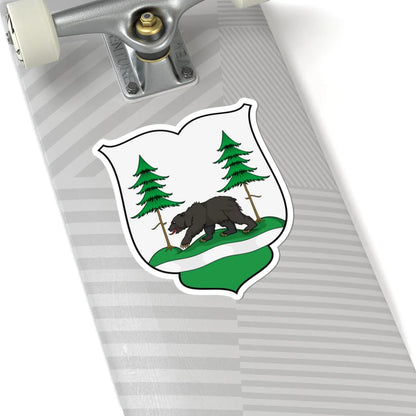 Coa Hungary County Árva history (Hungary) (Coat of Arms) STICKER Vinyl Kiss-Cut Decal - The Sticker Space