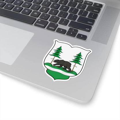 Coa Hungary County Árva history (Hungary) (Coat of Arms) STICKER Vinyl Kiss-Cut Decal - The Sticker Space