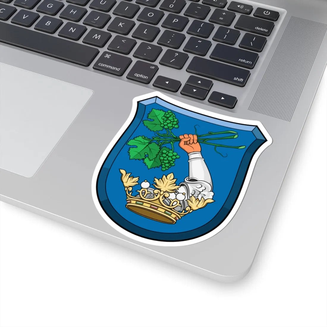 Coa Hungary County Somogy history (Hungary) (Coat of Arms) STICKER Vinyl Kiss-Cut Decal - The Sticker Space