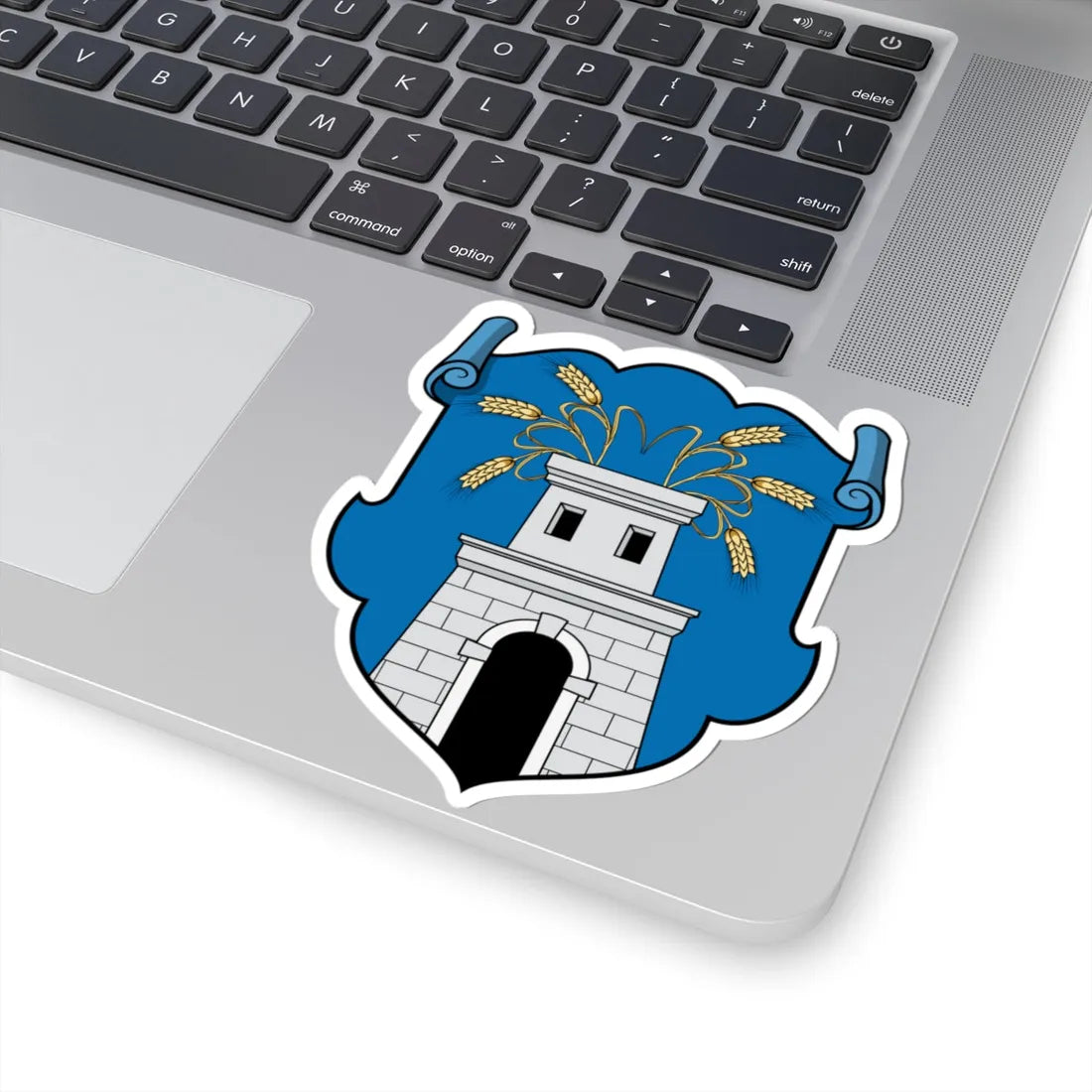 Coa Hungary County Szeben history (Hungary) (Coat of Arms) STICKER Vinyl Kiss-Cut Decal - The Sticker Space