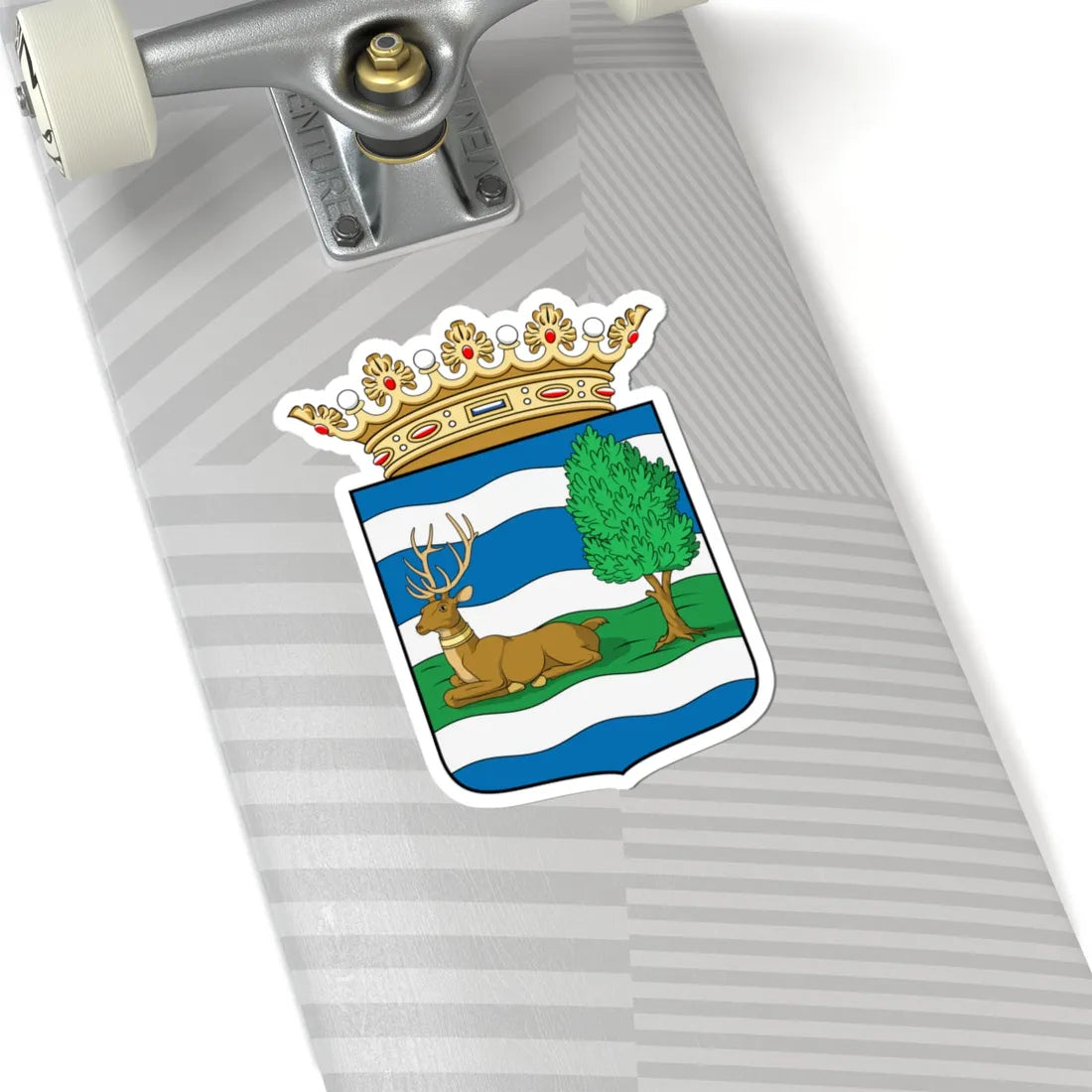 Coa Hungary County Szerém history (Hungary) (Coat of Arms) STICKER Vinyl Kiss-Cut Decal - The Sticker Space