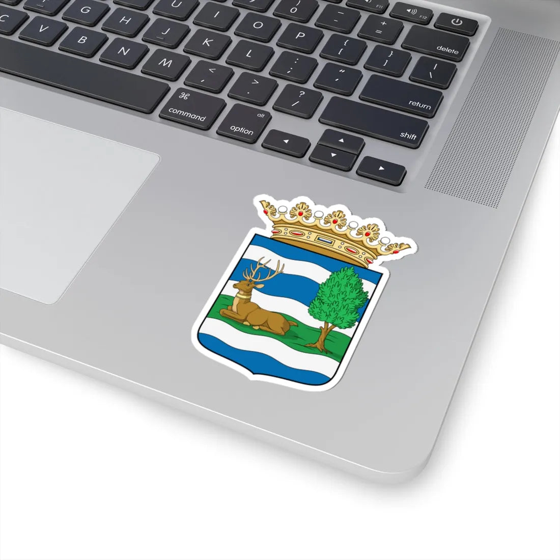 Coa Hungary County Szerém history (Hungary) (Coat of Arms) STICKER Vinyl Kiss-Cut Decal - The Sticker Space