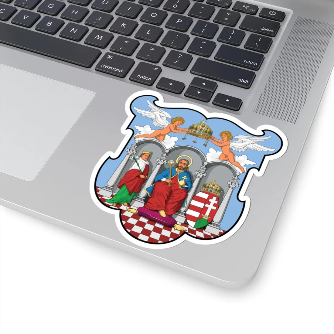 Coa Hungary County Tolna history (Hungary) (Coat of Arms) STICKER Vinyl Kiss-Cut Decal - The Sticker Space