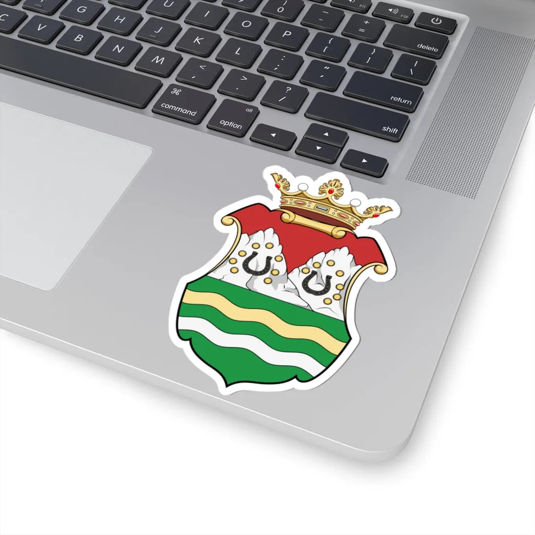 Coa Hungary County Torda-Aranyos history (Hungary) (Coat of Arms) STICKER Vinyl Kiss-Cut Decal - The Sticker Space