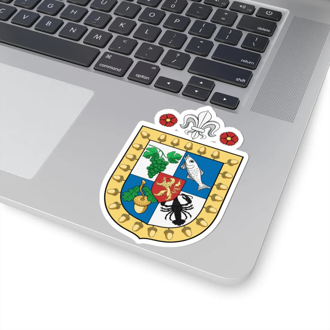 Coa Hungary County Ugocsa history (Hungary) (Coat of Arms) STICKER Vinyl Kiss-Cut Decal - The Sticker Space