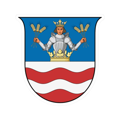 Coa Hungary County Ung history (Hungary) (Coat of Arms) STICKER Vinyl Kiss-Cut Decal 2 Inch White - The Sticker Space