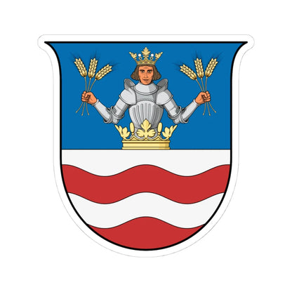 Coa Hungary County Ung history (Hungary) (Coat of Arms) STICKER Vinyl Kiss-Cut Decal 4 Inch White - The Sticker Space