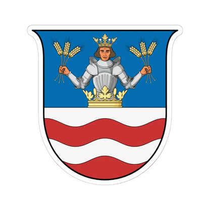 Coa Hungary County Ung history (Hungary) (Coat of Arms) STICKER Vinyl Kiss-Cut Decal 6 Inch White - The Sticker Space