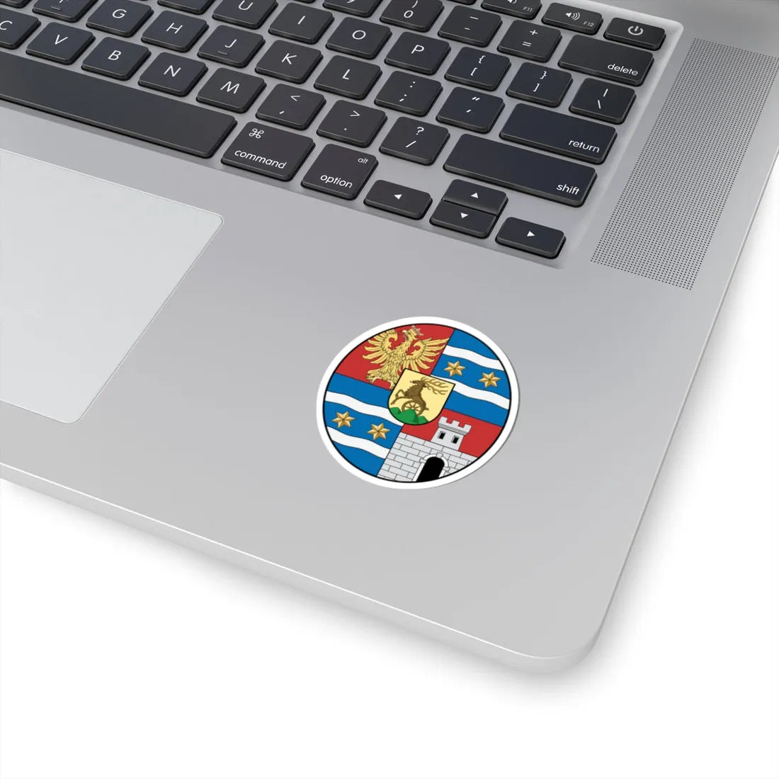 Coa Hungary County Varasd history (Hungary) (Coat of Arms) STICKER Vinyl Kiss-Cut Decal - The Sticker Space
