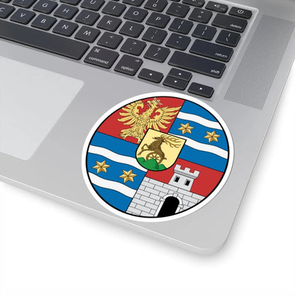 Coa Hungary County Varasd history (Hungary) (Coat of Arms) STICKER Vinyl Kiss-Cut Decal - The Sticker Space