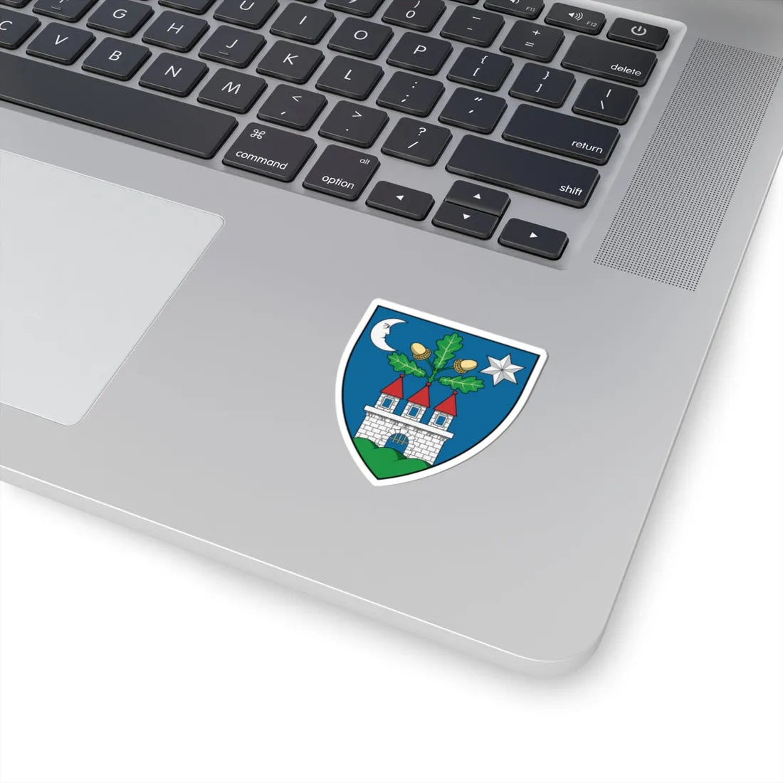 Coa Hungary County Veszprém (Hungary) (Coat of Arms) STICKER Vinyl Kiss-Cut Decal - The Sticker Space
