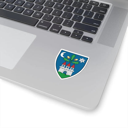 Coa Hungary County Veszprém (Hungary) (Coat of Arms) STICKER Vinyl Kiss-Cut Decal - The Sticker Space