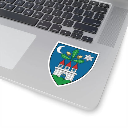 Coa Hungary County Veszprém (Hungary) (Coat of Arms) STICKER Vinyl Kiss-Cut Decal - The Sticker Space