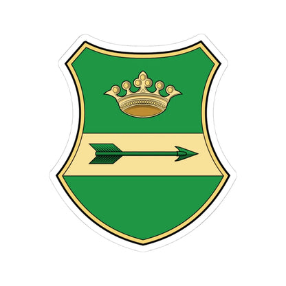 Coa Hungary County Zala -2010 (Hungary) (Coat of Arms) STICKER Vinyl Kiss-Cut Decal 4 Inch White - The Sticker Space