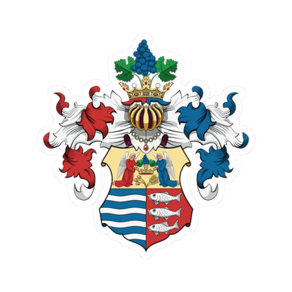 Coa Hungary County Zemplén History (Hungary) (Coat of Arms) STICKER Vinyl Kiss-Cut Decal 2 Inch White - The Sticker Space