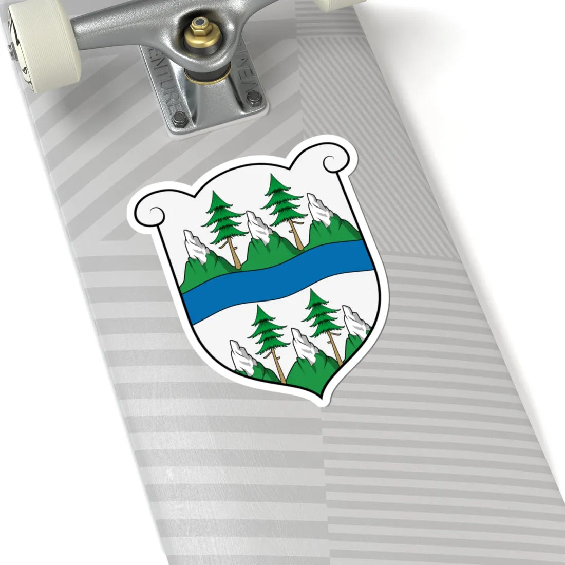 Coa Hungary County Zólyom history (Hungary) (Coat of Arms) STICKER Vinyl Kiss-Cut Decal - The Sticker Space