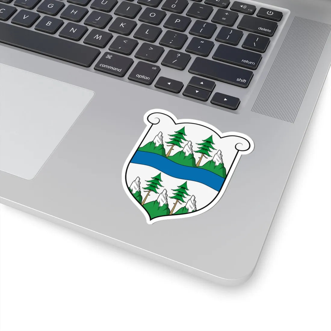 Coa Hungary County Zólyom history (Hungary) (Coat of Arms) STICKER Vinyl Kiss-Cut Decal - The Sticker Space