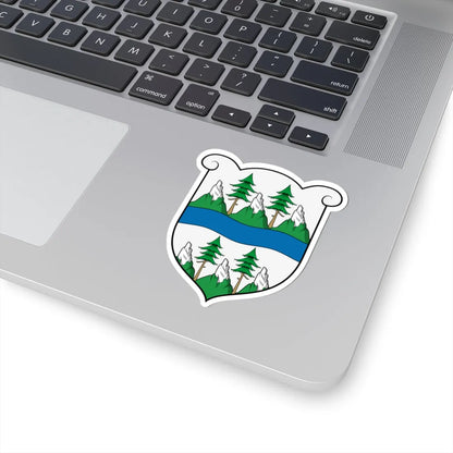Coa Hungary County Zólyom history (Hungary) (Coat of Arms) STICKER Vinyl Kiss-Cut Decal - The Sticker Space