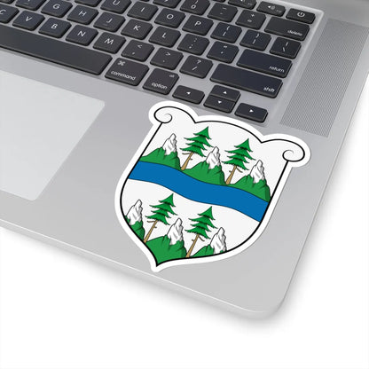 Coa Hungary County Zólyom history (Hungary) (Coat of Arms) STICKER Vinyl Kiss-Cut Decal - The Sticker Space