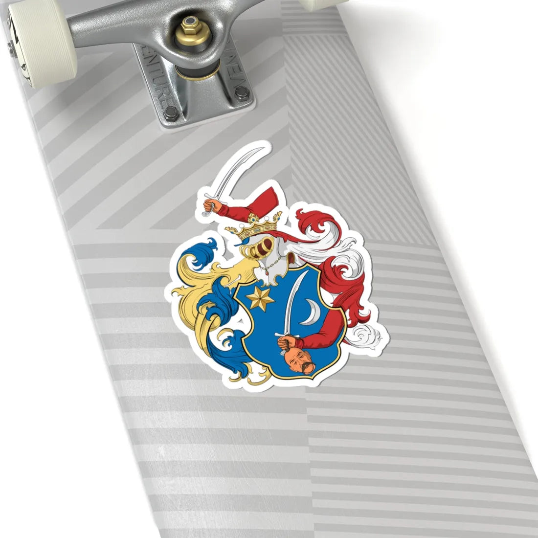 Coa Hungary Family Berey (Hungary) (Coat of Arms) STICKER Vinyl Kiss-Cut Decal - The Sticker Space