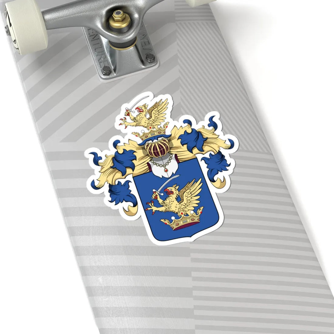Coa Hungary Family Bánffy (Hungary) (Coat of Arms) STICKER Vinyl Kiss-Cut Decal - The Sticker Space