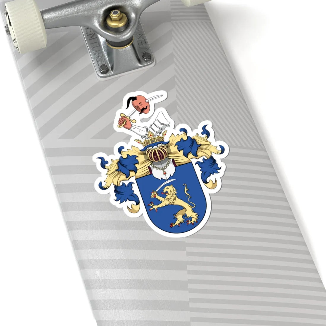 Coa Hungary Family Bobor (Hungary) (Coat of Arms) STICKER Vinyl Kiss-Cut Decal - The Sticker Space