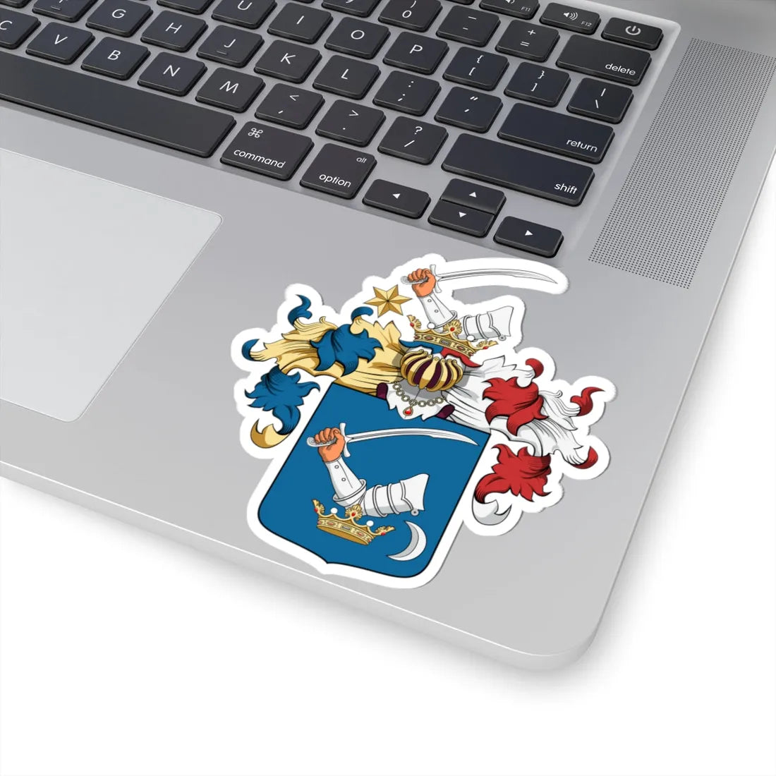 Coa Hungary Family Bodó Bodfalva (Hungary) (Coat of Arms) STICKER Vinyl Kiss-Cut Decal - The Sticker Space