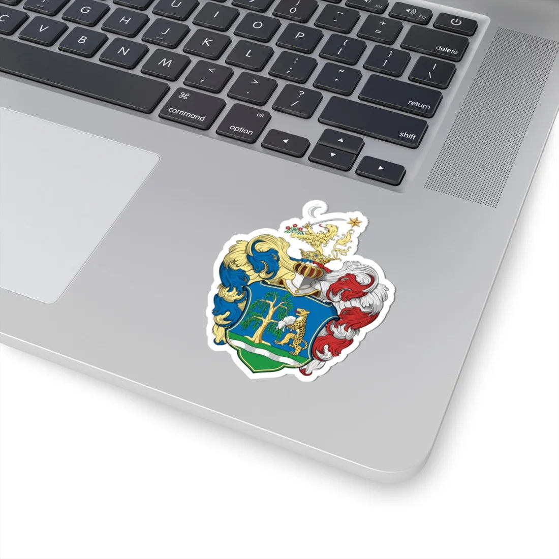 Coa Hungary Family Borbély 1647 (Hungary) (Coat of Arms) STICKER Vinyl Kiss-Cut Decal - The Sticker Space