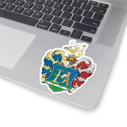 Coa Hungary Family Borbély 1647 (Hungary) (Coat of Arms) STICKER Vinyl Kiss-Cut Decal - The Sticker Space