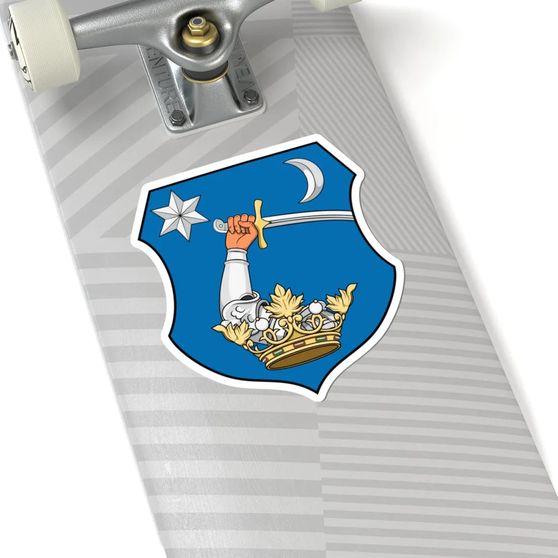 Coa Hungary Family Both Bajna (Hungary) (Coat of Arms) STICKER Vinyl Kiss-Cut Decal - The Sticker Space