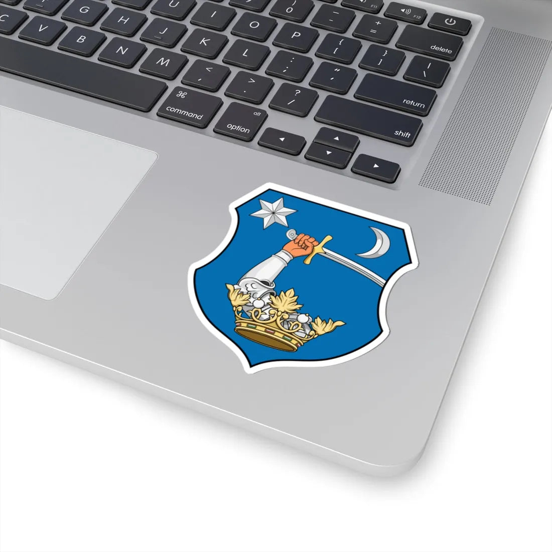 Coa Hungary Family Both Bajna (Hungary) (Coat of Arms) STICKER Vinyl Kiss-Cut Decal - The Sticker Space