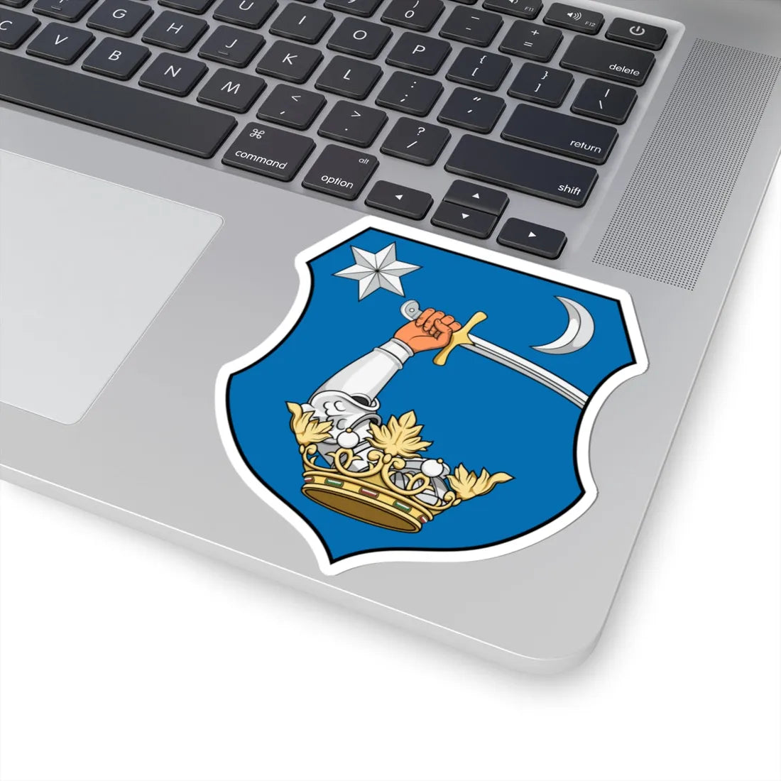 Coa Hungary Family Both Bajna (Hungary) (Coat of Arms) STICKER Vinyl Kiss-Cut Decal - The Sticker Space