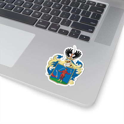Coa Hungary Family Budaházy V1 (Hungary) (Coat of Arms) STICKER Vinyl Kiss-Cut Decal - The Sticker Space
