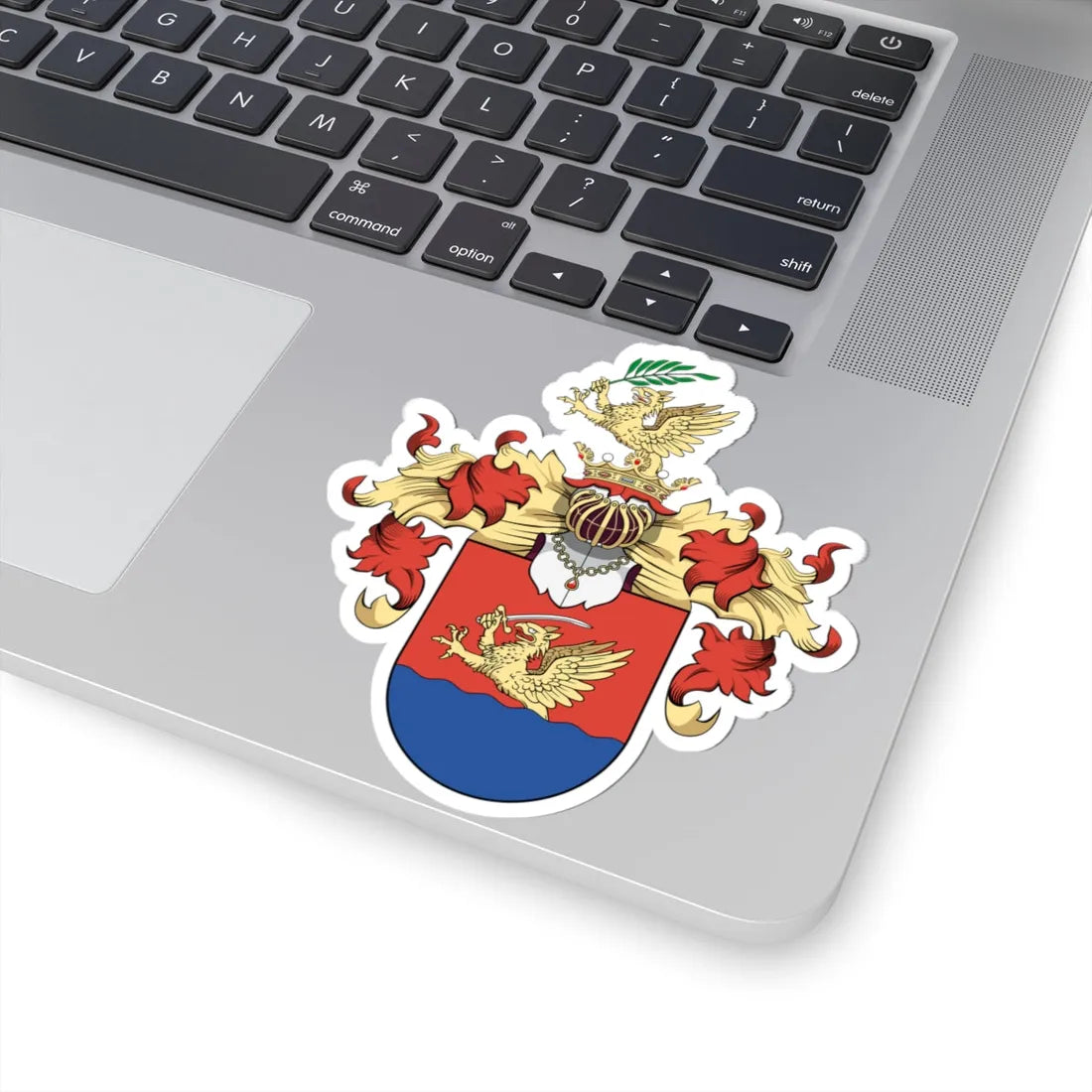 Coa Hungary Family Csite v2 (Hungary) (Coat of Arms) STICKER Vinyl Kiss-Cut Decal - The Sticker Space