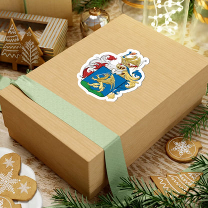 Coa Hungary Family Eölvedy-Gachal 1618 (Hungary) (Coat of Arms) STICKER Vinyl Kiss-Cut Decal - The Sticker Space