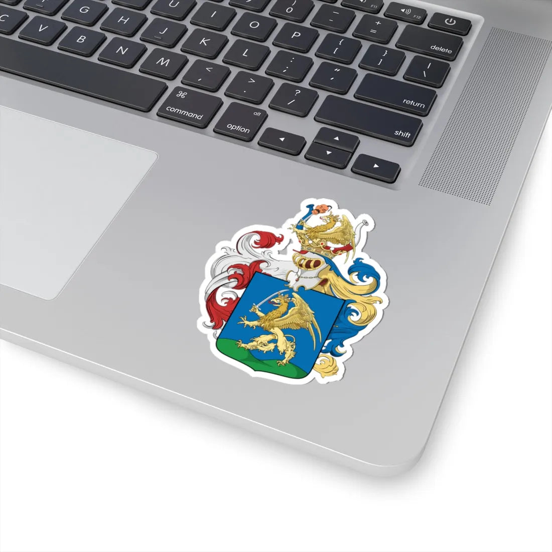 Coa Hungary Family Eölvedy-Gachal 1618 (Hungary) (Coat of Arms) STICKER Vinyl Kiss-Cut Decal - The Sticker Space