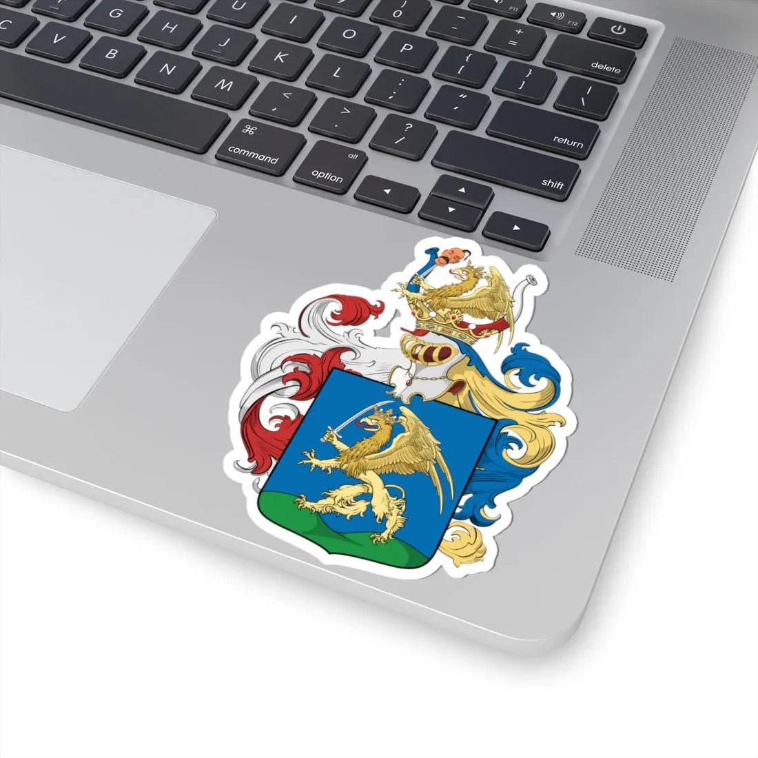 Coa Hungary Family Eölvedy-Gachal 1618 (Hungary) (Coat of Arms) STICKER Vinyl Kiss-Cut Decal - The Sticker Space