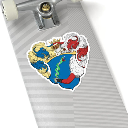 Coa Hungary Family Hajdu (Hungary) (Coat of Arms) STICKER Vinyl Kiss-Cut Decal - The Sticker Space