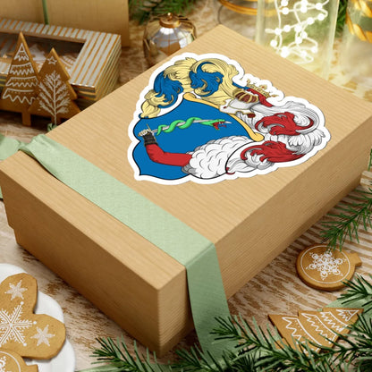 Coa Hungary Family Hajdu (Hungary) (Coat of Arms) STICKER Vinyl Kiss-Cut Decal - The Sticker Space